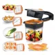 Універсальна овочерізка 5 в 1 з контейнером Nicer Dicer Quick Мультислайсер для кухні