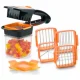 Універсальна овочерізка 5 в 1 з контейнером Nicer Dicer Quick Мультислайсер для кухні