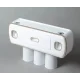 Органайзер підставка для зубних щіток і дозатор пасти TOOTHBRUSH HOLDER XL-716 з висувною шухлядою і склянками