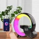 Лампа-нічник з Bluetooth-колонкою та годинником G-Smart HM-2309 Нічник колонка бездротовою зарядкою