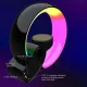 Лампа-нічник з Bluetooth-колонкою та годинником G-Smart HM-2309 Нічник колонка бездротовою зарядкою