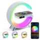 Настільний смарт світильник нічник G-Smart G11 Лампа-нічник з годинником Bluetooth-колонкою та зарядкою