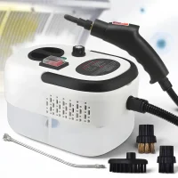 Портативний електричний пароочисник з високим тиском Steam Cleaner 2500W Білий З насадками