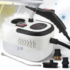 Портативний електричний пароочисник з високим тиском Steam Cleaner 2500W Білий З насадками