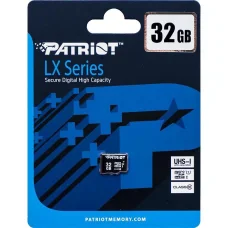 Карта пам'яті Patriot MicroSDHC 32GB UHS-I Class 10 LX Series card only 027974/907963 Чорний