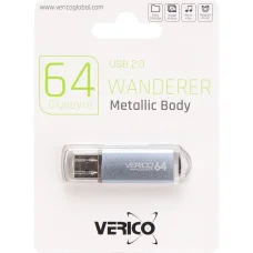 Флешка для зберігання інформації Verico USB 64Gb Wanderer SkyBlue 600784