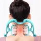 Ручний роликовий масажер на 6 роликів для шиї та тіла Hexiang Neck MassagerМ Для зняття втоми та напруги