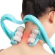 Ручний роликовий масажер на 6 роликів для шиї та тіла Hexiang Neck MassagerМ Для зняття втоми та напруги