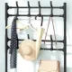 Вішалка для одягу з полицями для взуття New simple floor clothes rack 60X29.5X151 см Вішалка для одягу