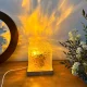 Настільна лампа-проектор ефект водної брижі Relaxing light Нічник у вигляді куба