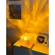 Настільна лампа-проектор ефект водної брижі Relaxing light Нічник у вигляді куба