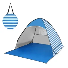 Пляжний намет автоматичний саморозкладний двомісний в чохлі Tent For Tourist 150x160 см Синій