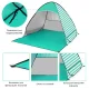 Пляжний намет автоматичний саморозкладний двомісний в чохлі Tent For Tourist 150x160 см Зелений