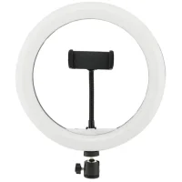 Кільцева світлодіодна LED лампа з пультом та тримачем для телефону MJ30 RING LIGHT