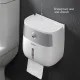 Тримач для туалетного паперу паперових рушників Towel Holder Ecoco 20,5х12,5х20 см Білий