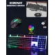 Ігровий набір 2 в 1 Клавіатура та мишка з підсвічуванням RGB KM-5003