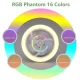 Лампа-вентилятор для патрона E27 з RGB підсвічуванням та пультом CHP-008 Світлодіодний стельовий вентилятор
