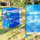 Кошик-сітка для сушіння риби грибів та фруктів 35х35х75 см Підвісна складана сушарка для продуктів