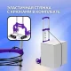 Портативний складний візок на коліщатках до 80 кг Folding Hand Truck Фіолетовий Алюмінієвий З м'яким ходом