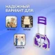 Портативний складний візок на коліщатках до 80 кг Folding Hand Truck Фіолетовий Алюмінієвий З м'яким ходом