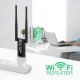 Двохантений бездротовий розширювач діапазону Wi-Fi сигналу USB Ретранслятор-підсилювач WiFi сигналу