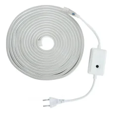 Світлодіодна силіконова стрічка з блоком живлення LED Neon Multi 220V 5м  Гнучка світлодіодна стрічка RGB