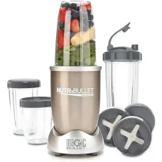 Кухонний блендер з турборежимом Nutri Bullet 900W входить ємність 0,7л і дві чаші по 0,5л