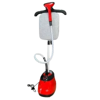 Відпарювач вертикальний для одягу Garment Steamer 2000W Червона Парова праска для всіх видів тканини