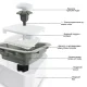 Автоматичний питний фонтан напувалка на 2.5 л з фільтром для котів та собак Pet Water FOUNTAIN Білий