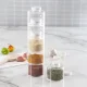 Акрилова пряна башта на 6 ємностей Spice Tower Органайзер для зберігання спецій 35×8.5×8 см