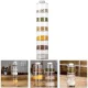 Акрилова пряна башта на 6 ємностей Spice Tower Органайзер для зберігання спецій 35×8.5×8 см