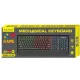 Ігрова провідна механічна комп'ютерна клавіатура з RGB підсвічуванням AOAS M-700 Чорна