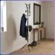 Підлоговая вішалка для одягу 170х50см з 9 гачками на тринозі Coat Rack