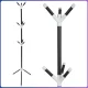 Підлоговая вішалка для одягу 170х50см з 9 гачками на тринозі Coat Rack