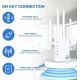 4-антений бездротовий розширювач Wi-Fi сигналу USB Ретранслятор-підсилювач WiFi сигналу