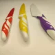 Набір ножів з керамічним покриттям HIGH QUALITY KNIFE SET 3 шт Набір ножів для кухні