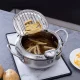 Фритюрниця з нержавіючої сталі на 2.2 л з термометром Fryer Pot Каструля для фритюрниці