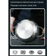 Фритюрниця з нержавіючої сталі на 2.2 л з термометром Fryer Pot Каструля для фритюрниці