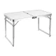 Посилений туристичний складаний стіл для пікніка та 4 стільці Folding Table Білий Стіл із стільцями для дачі