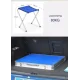 Посилений туристичний складаний стіл для пікніка та 4 стільці Folding Table Синій Стіл із стільцями для дачі