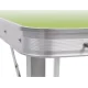 Посилений туристичний складаний стіл для пікніка та 4 стільці Folding Table Зелений Стіл із стільцями для дачі