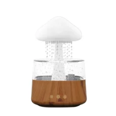 Ароматизуючий нічник Гриб з ефектом дощу та підсвічуванням Mushroom 300 мл Зволожувач повітря