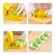 Машинка для ліплення вареників та пельменів Dumpling Mold Механічна прес форма для тесту Жовта
