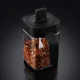 Набір із 3 ємностей з підставкою та ложечками для спецій Seasoning bottle XL-730 Органайзер для зберігання спецій