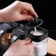 Набір із 3 ємностей з підставкою та ложечками для спецій Seasoning bottle XL-730 Органайзер для зберігання спецій