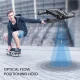 Складаний квадрокоптер на радіокеруванні з камерою D18 DRONE Квадрокоптер із WiFi камерою Чорний