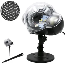 Диско-куля світломузика для дому Laser Light WL 809 Підсвічування для вулиці та будинку з динамічним режимом свічення