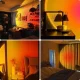 Настільна атмосферна лампа з регулюванням висоти та нахилу Atmosphere Sunset Lamp Q07 Світильник-проектор