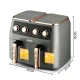 Подвійна Аеро фритюрниця для приготування без олії 12 л на 2800 Вт Air Fryer R.5236 Фритюр для кухні