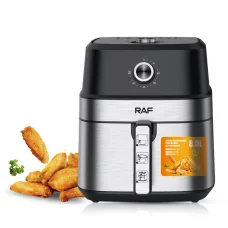 Електрична фритюрниця на 8 л для смаження без олії 1600 Вт Air Fryer R.5319 Повітряна фритюрниця